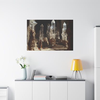 The Luminescent Cavern Canvas Print