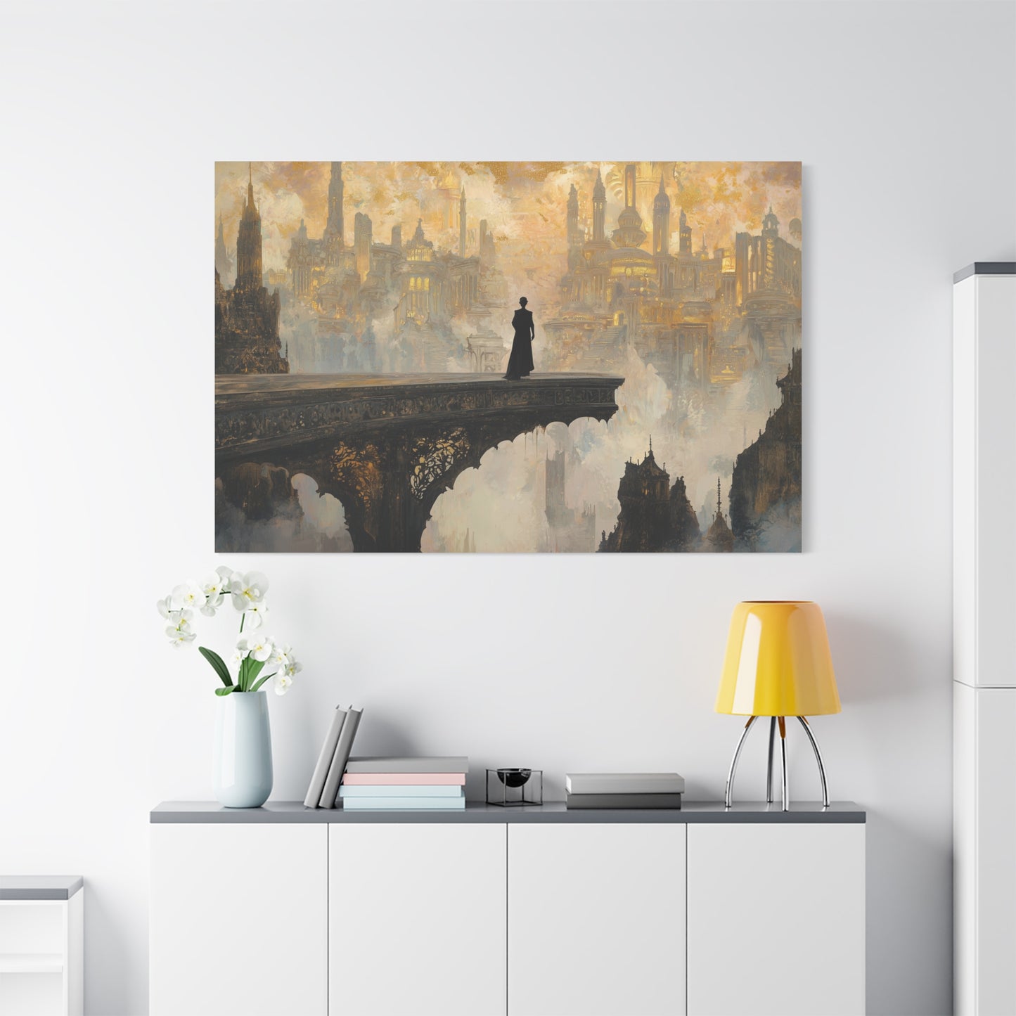 The Golden City Canvas Print