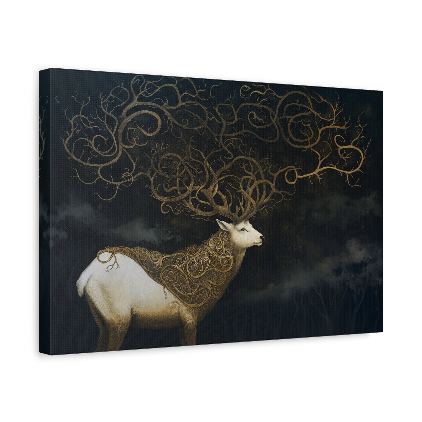 Antlers Speak Canvas Print