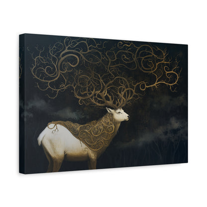 The Antlered Dream Canvas Print