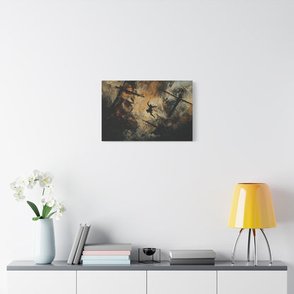 Storm and Steel Canvas Print