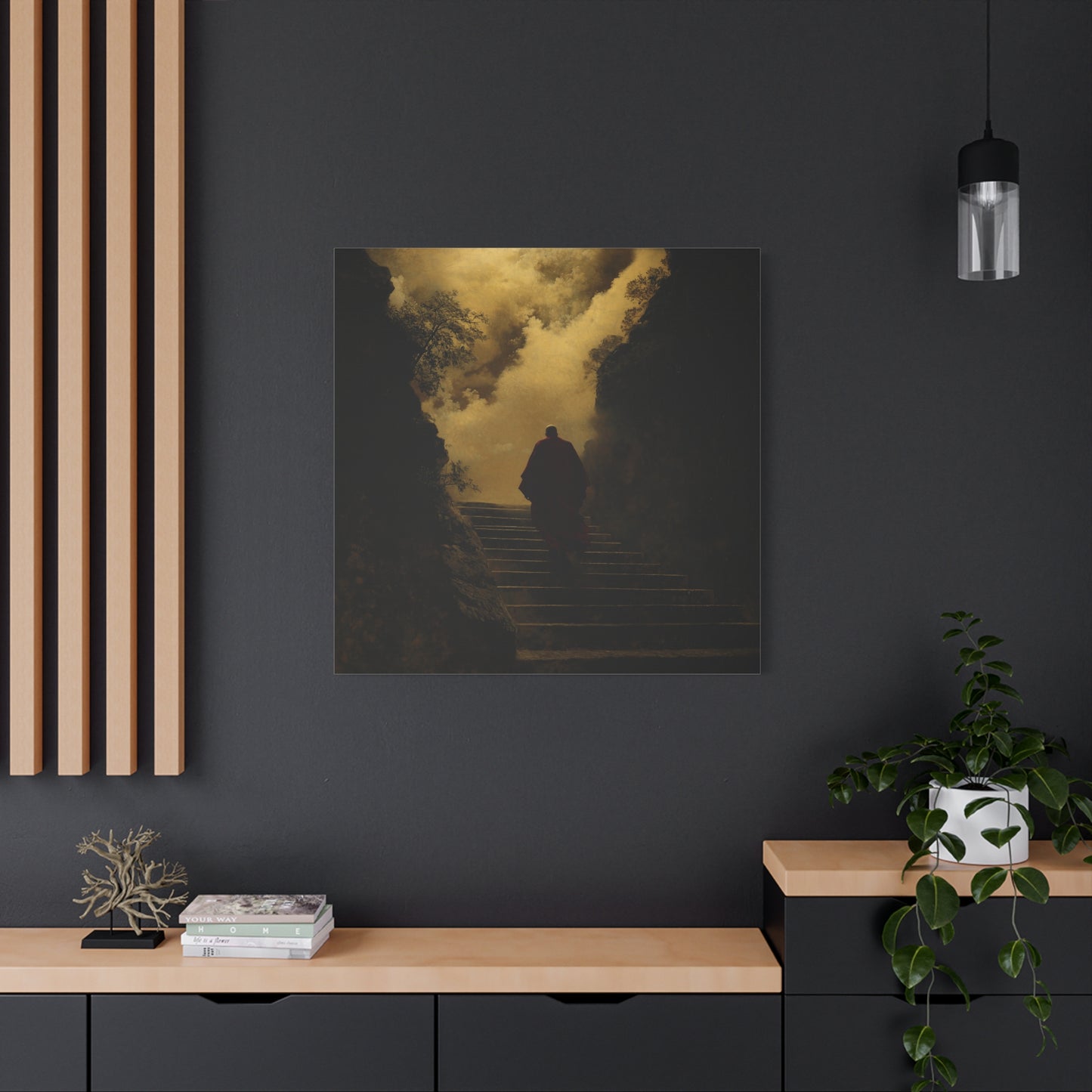 Path of Shadows Canvas Print