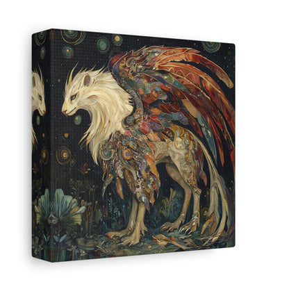 Feathered Infinity Canvas Print