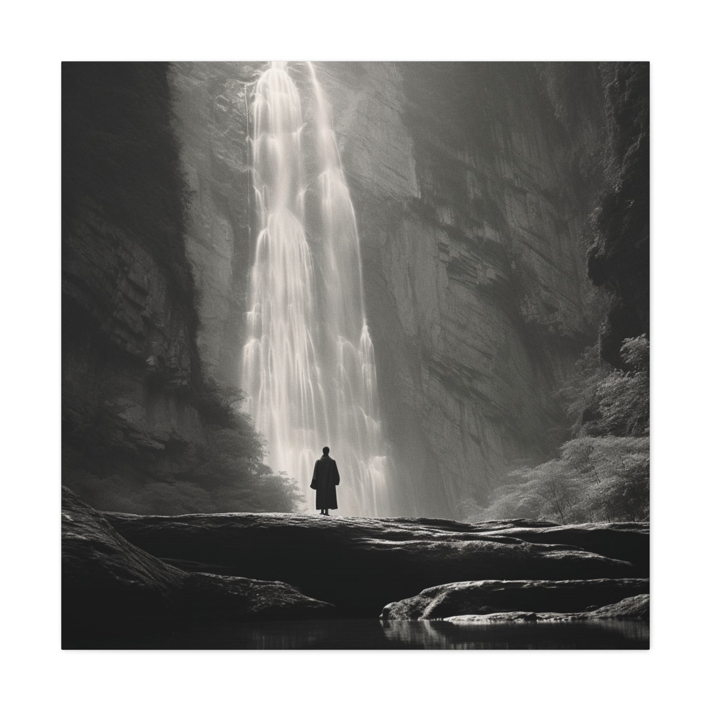 The Silent Fall Canvas Print