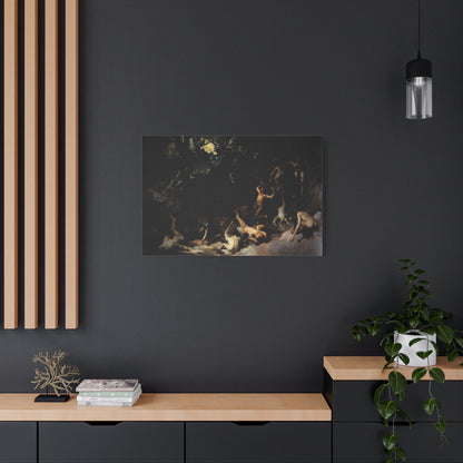 Night's Enigma Canvas Print