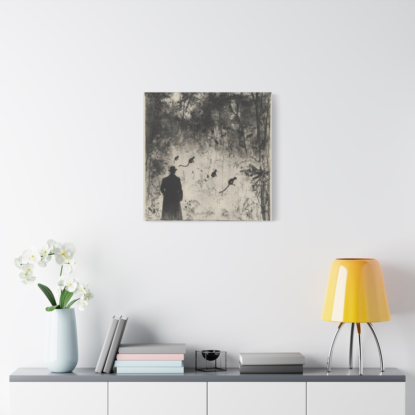 Forest's Silent Dance Canvas Print