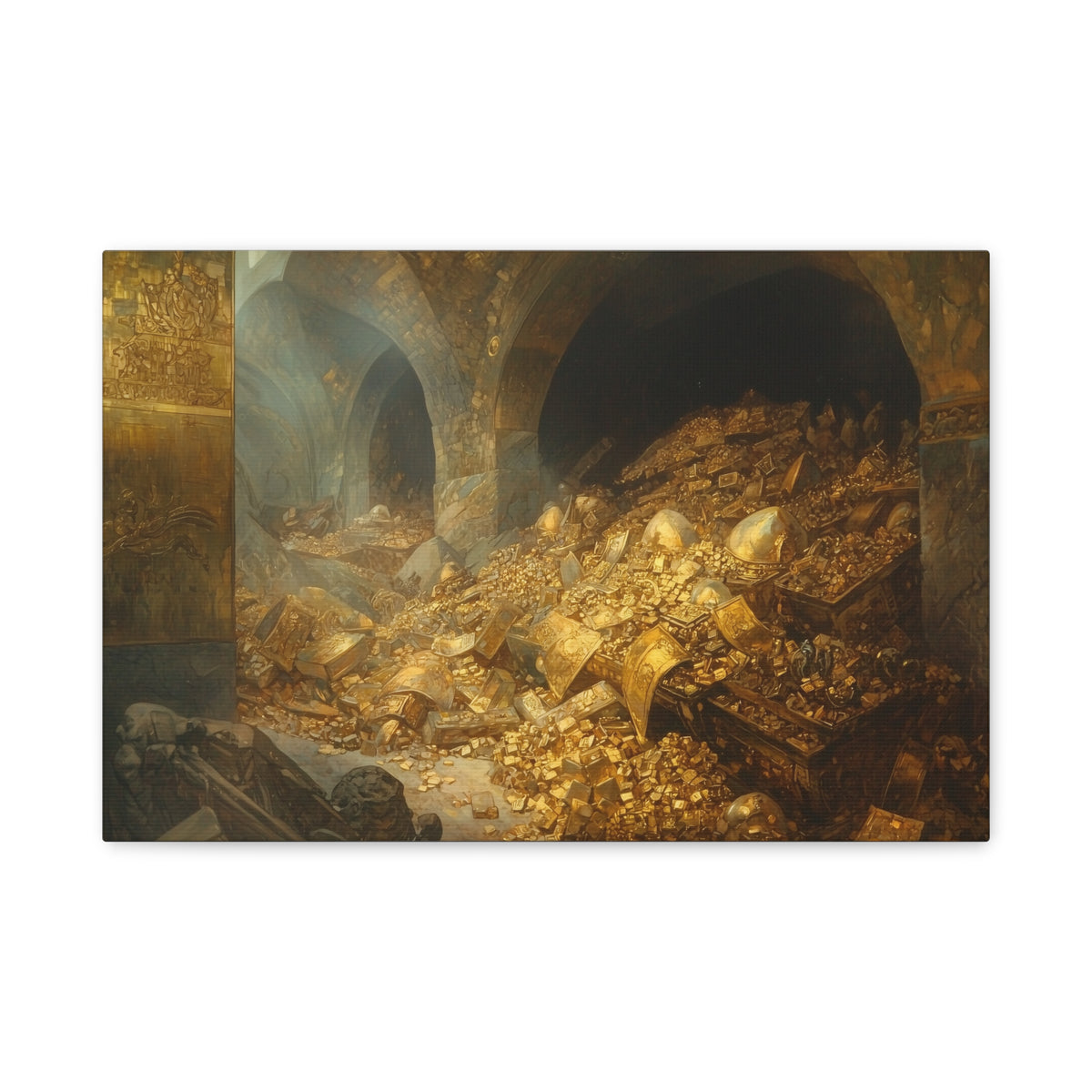 Gilded Dreams Canvas Print