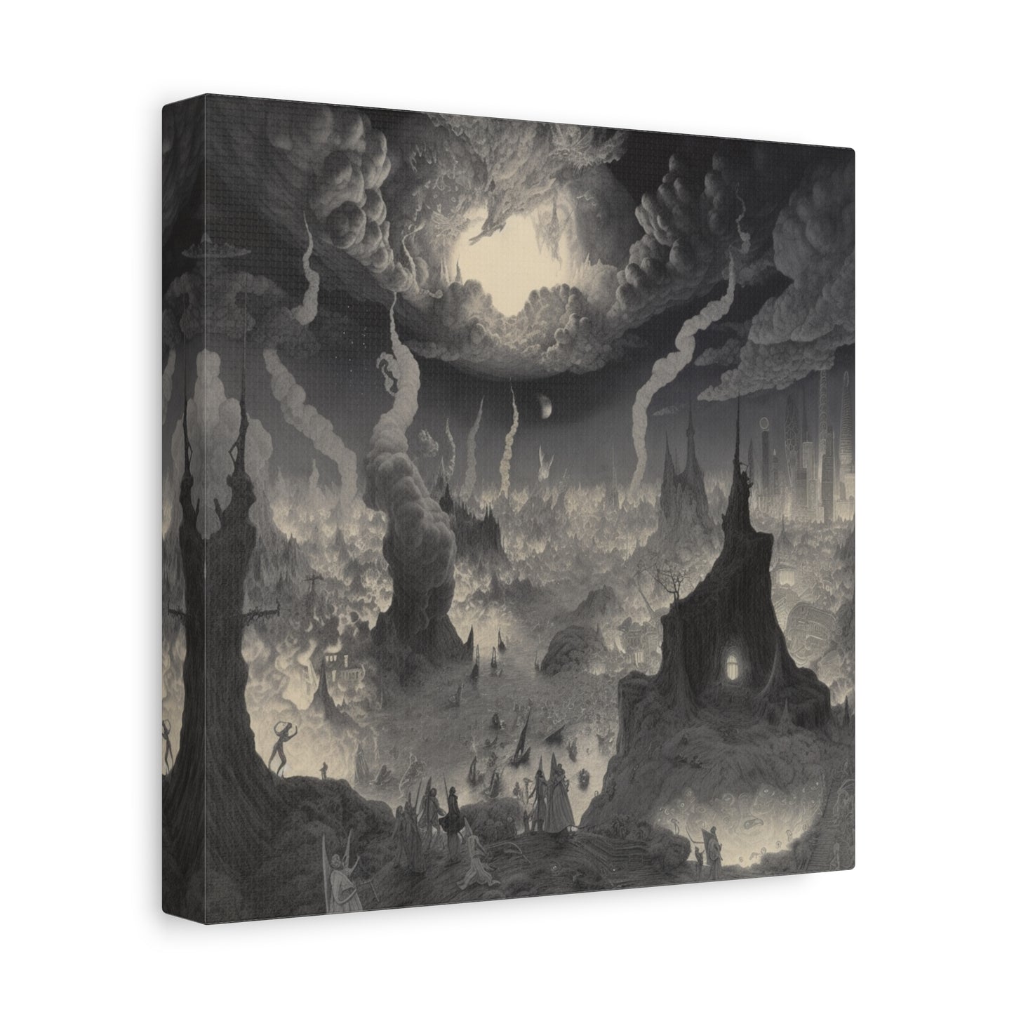 Where Night Dwells Canvas Print