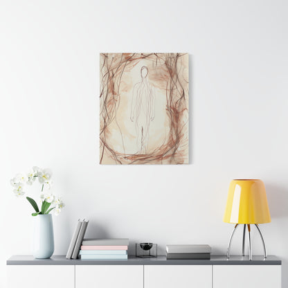 Soul's Silhouette Canvas Print