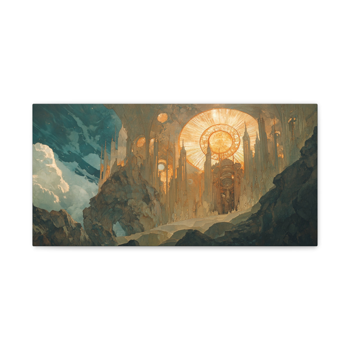 The Eldritch Dawn Canvas Print