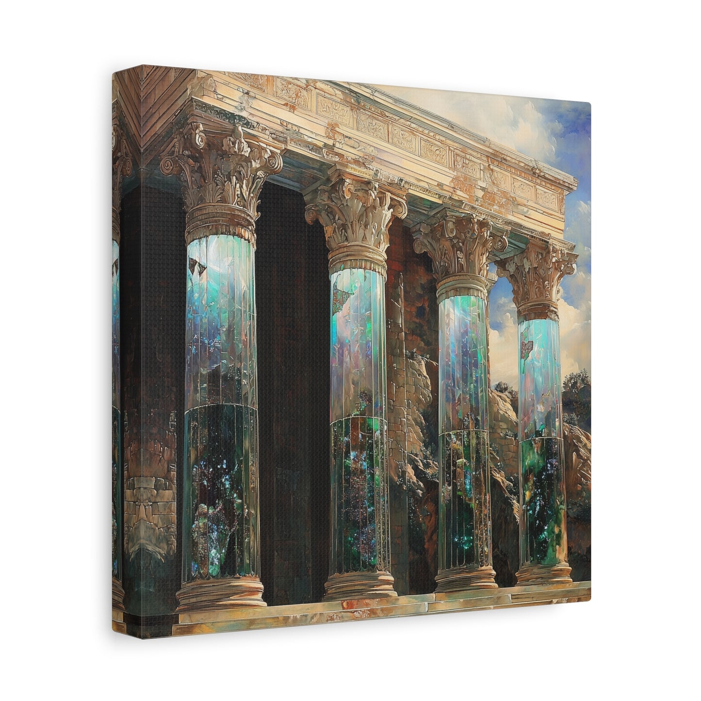 Balance in Ruins Canvas Print