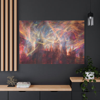 The Starlit Citadel Canvas Print