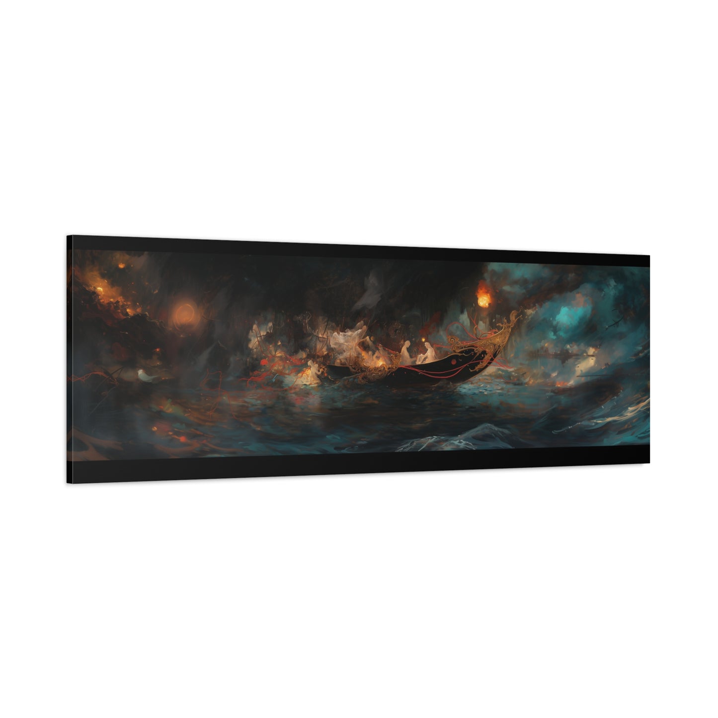 Echoes of Eldritch Seas Canvas Print