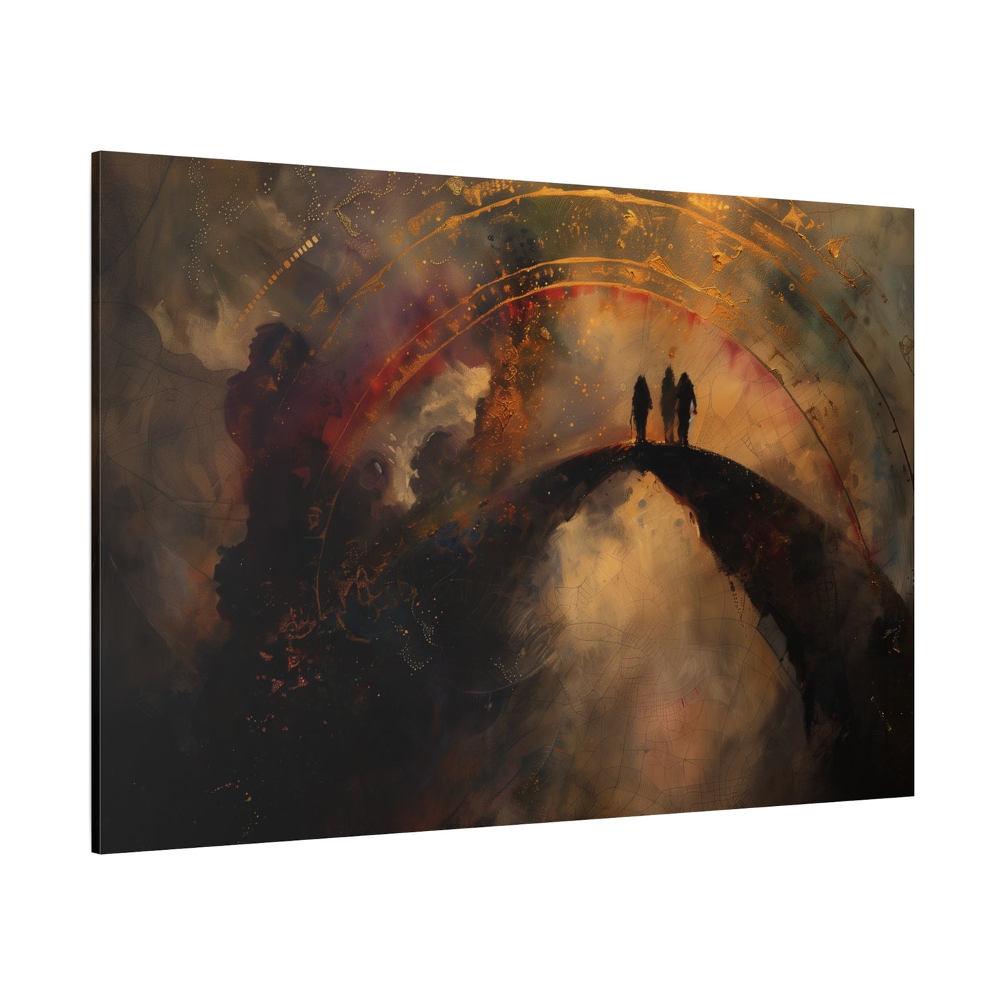 Twilight Pilgrims Canvas Print