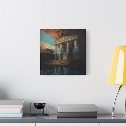 The Dreaming Temple Canvas Print