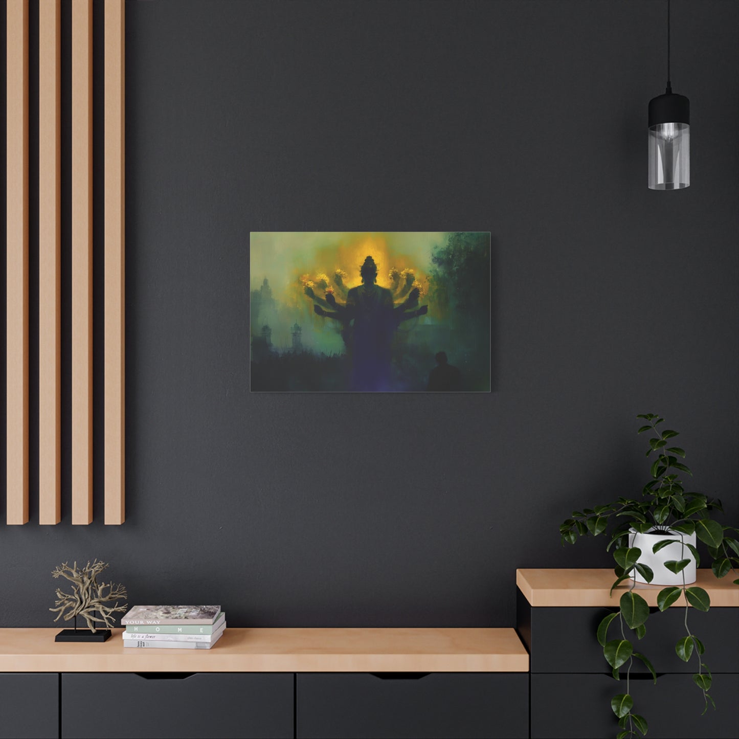 The Dreaming Deity Canvas Print