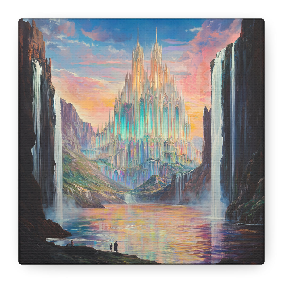 Dreamweaver's Citadel Canvas Print