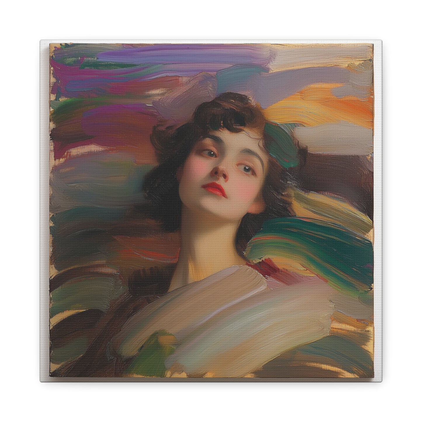 Lady of the Silken Veil Canvas Print