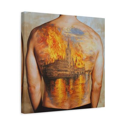 The Burning Dream Canvas Print