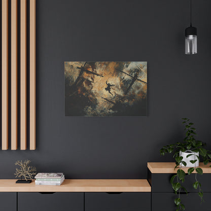 Storm and Steel Canvas Print