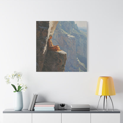 Balance of the Cliff Canvas Print