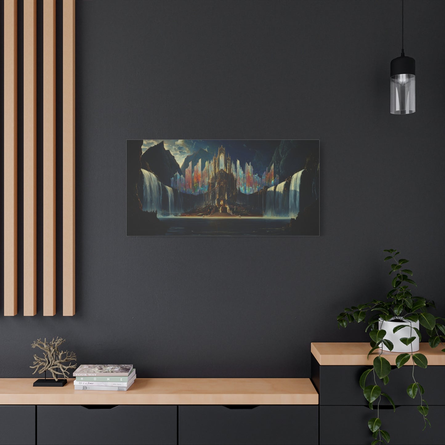 The Crystal Citadel Canvas Print