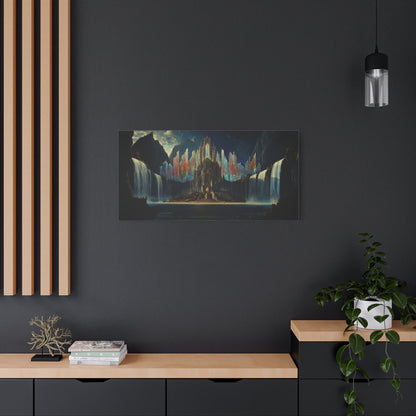 The Crystal Citadel Canvas Print