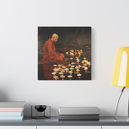 Whispering Flames Canvas Print