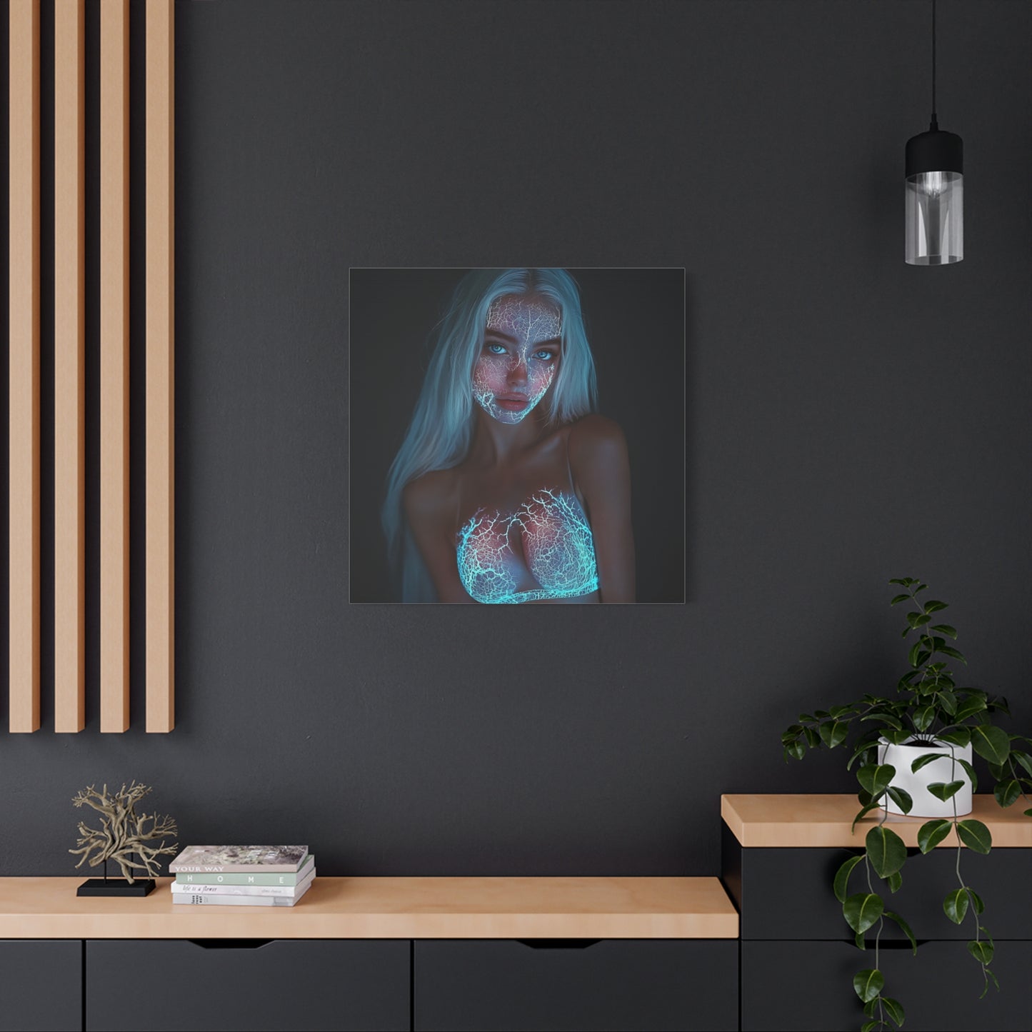 Dreamweaver's Veil Canvas Print