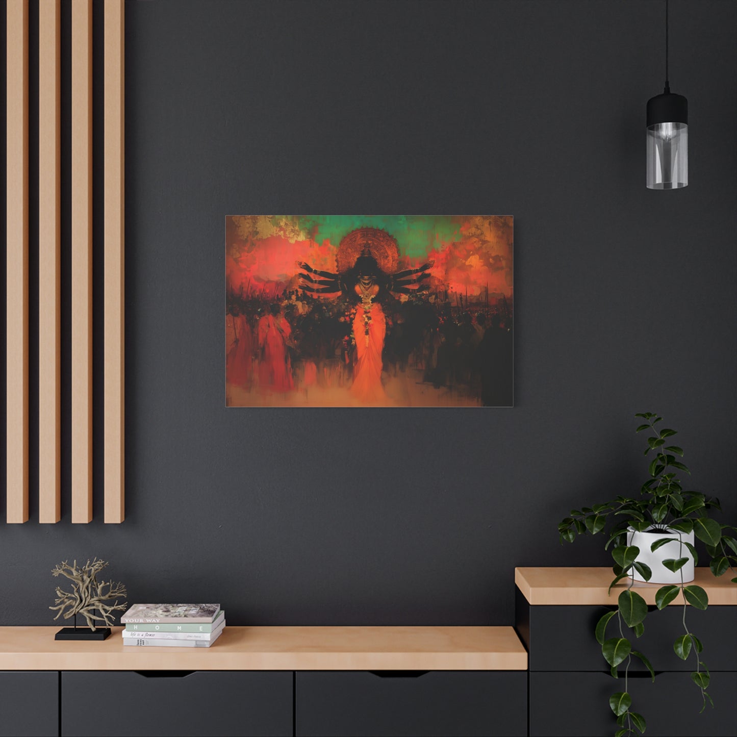 The Radiant Deity Canvas Print