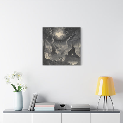 Where Night Dwells Canvas Print