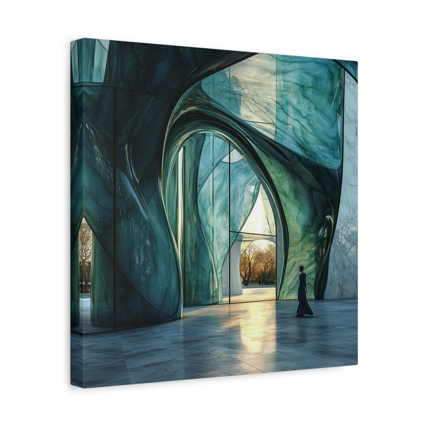 Through the Arch Canvas Print