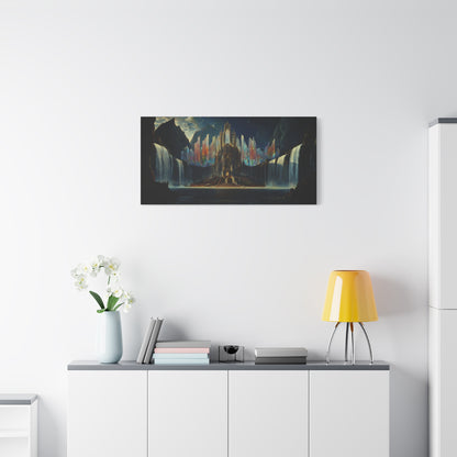 The Crystal Citadel Canvas Print