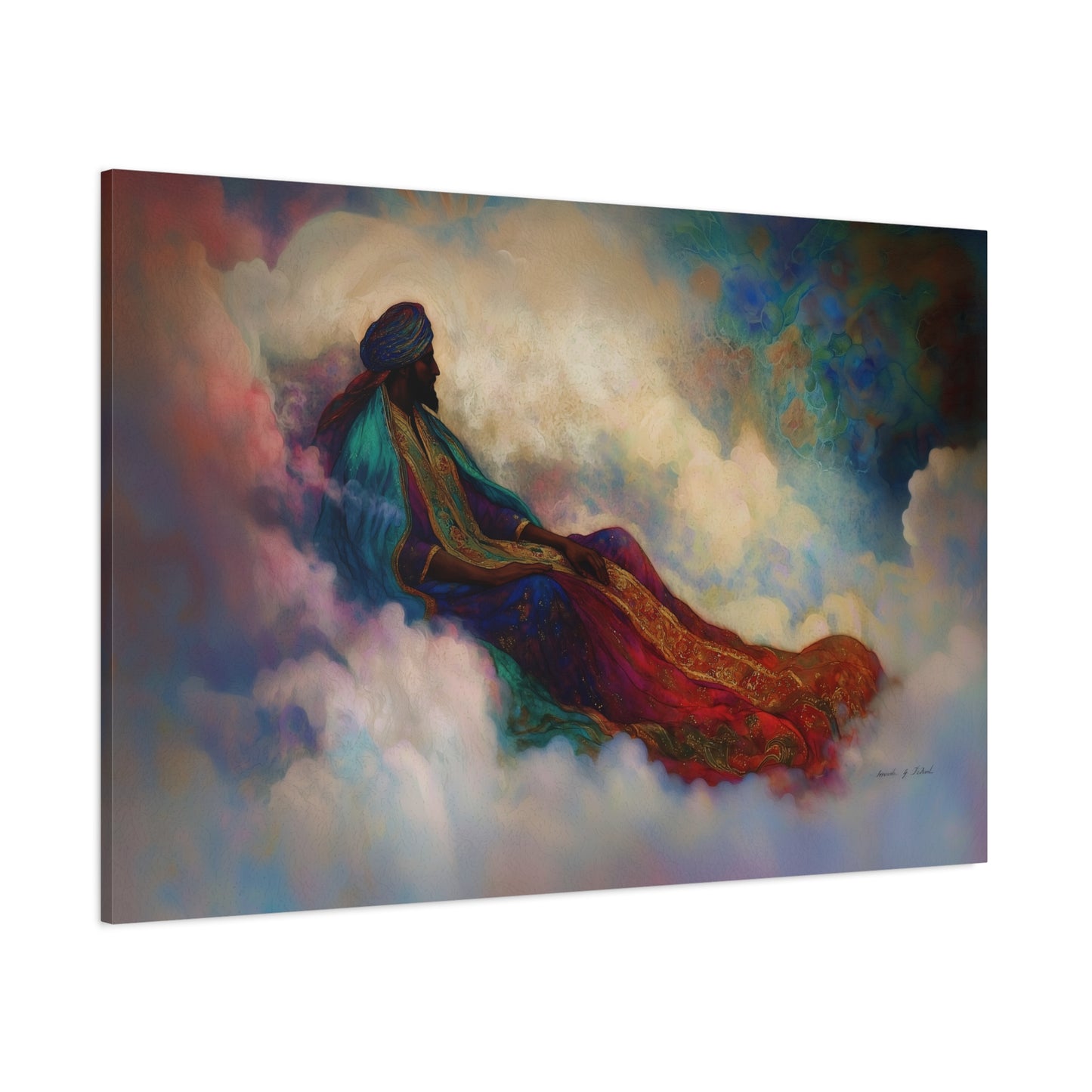 The Serene Wanderer Canvas Print