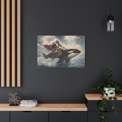 Leviathan's Knight Canvas Print