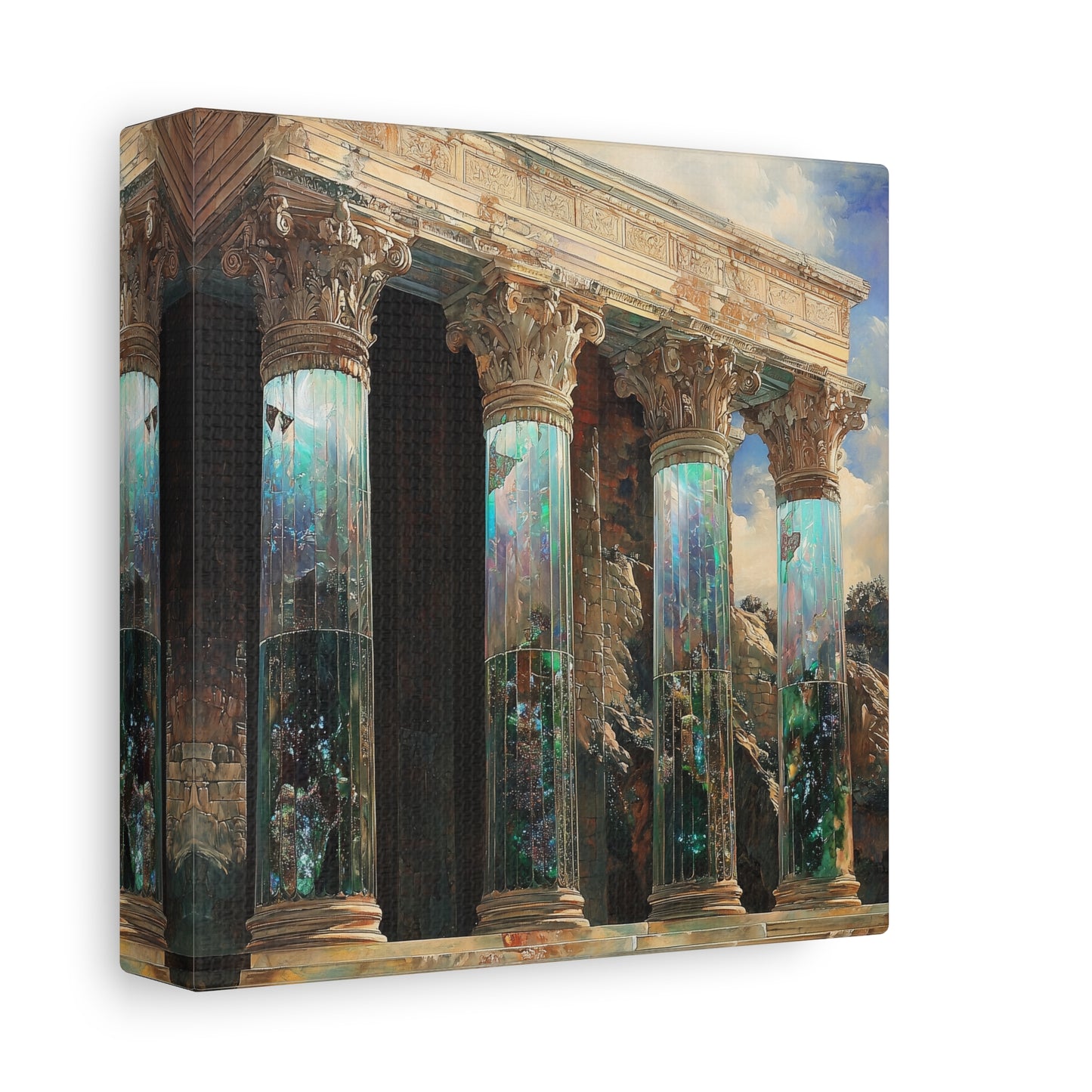 Balance in Ruins Canvas Print