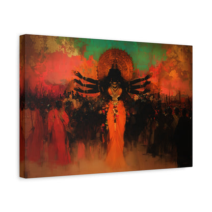 The Radiant Deity Canvas Print