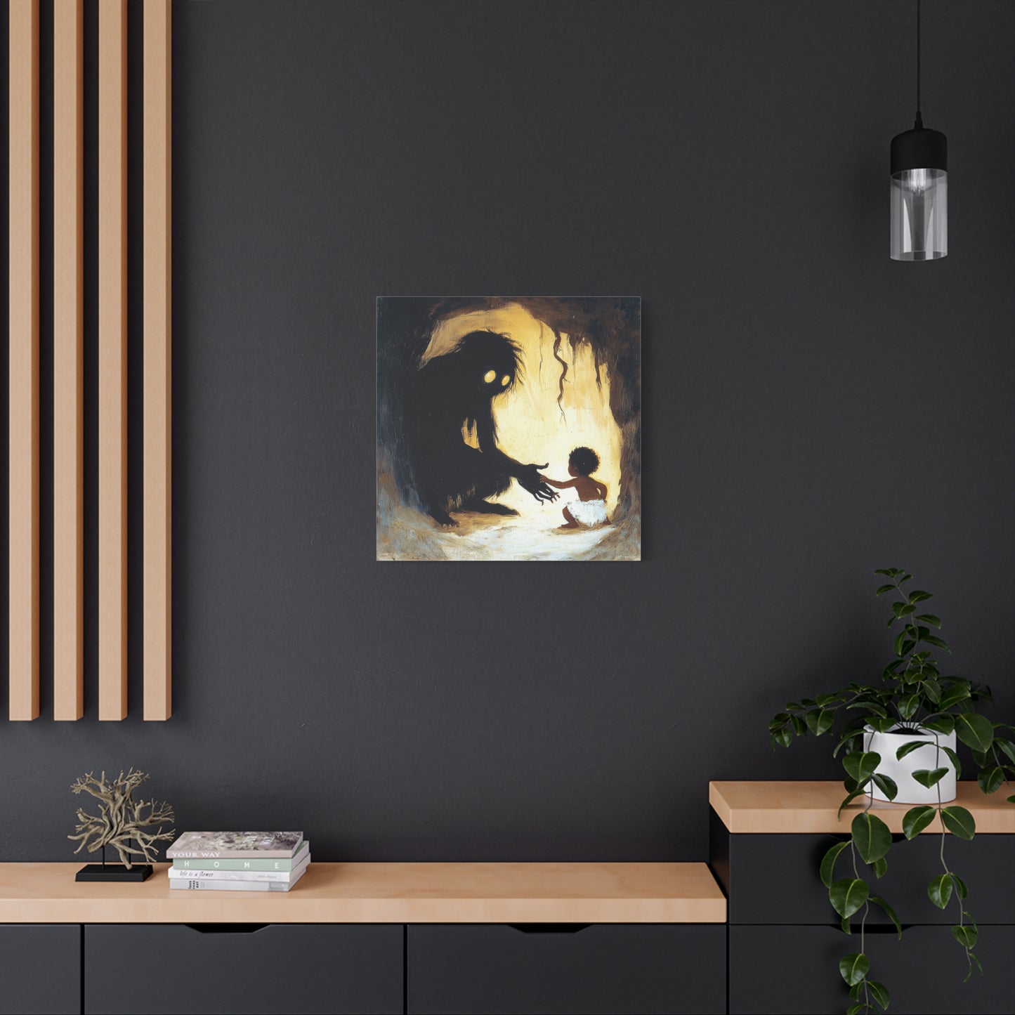 The Lurking Abyss Canvas Print