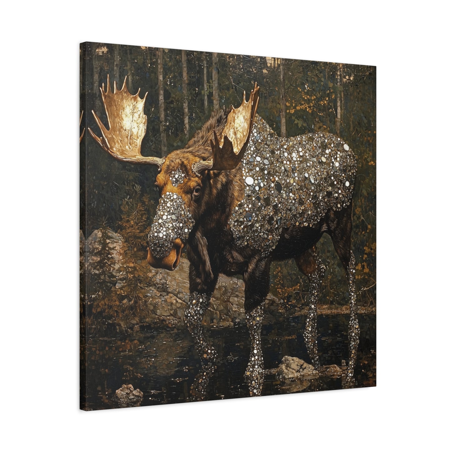 Antlered Lore Canvas Print