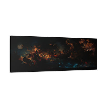 Shadowed Voyage Canvas Print