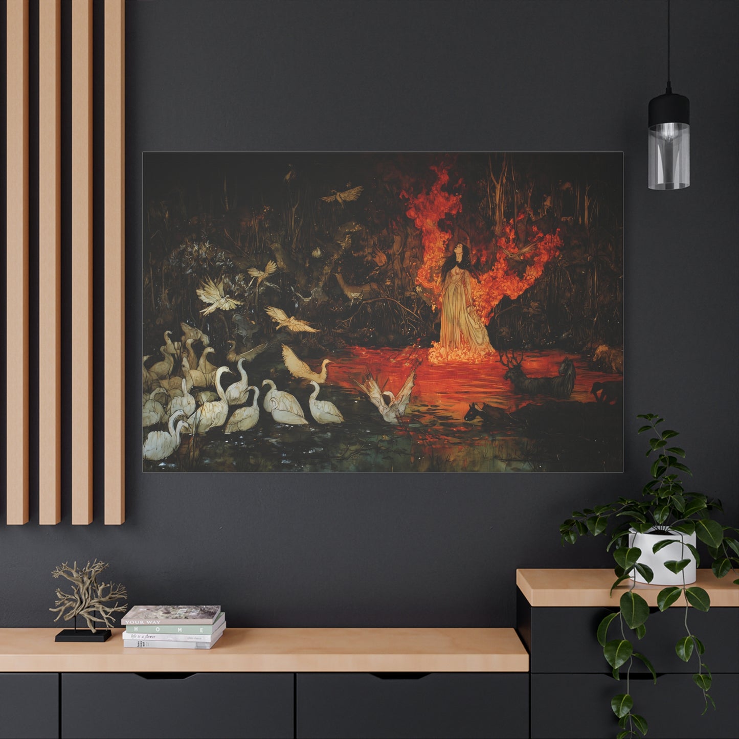 Nature's Veil Canvas Print