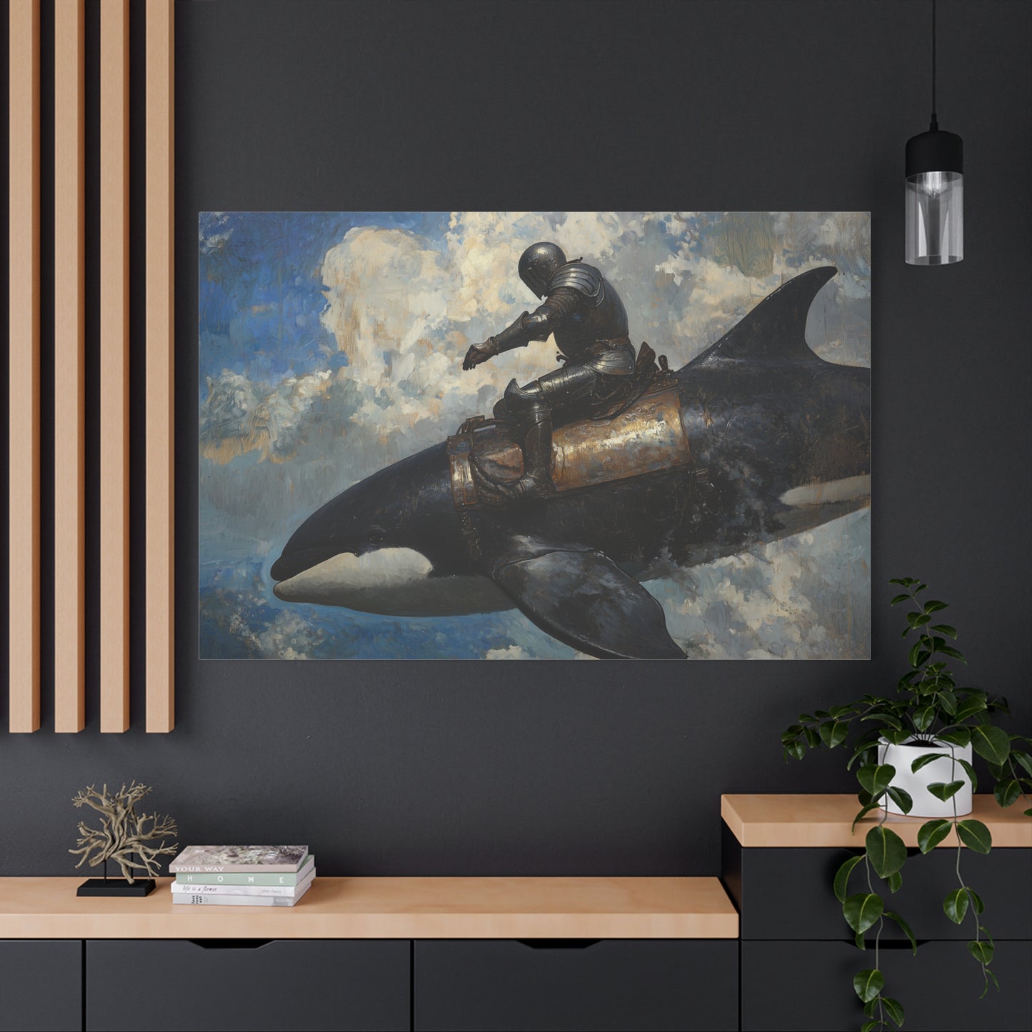 Whale-Rider’s Quest Canvas Print