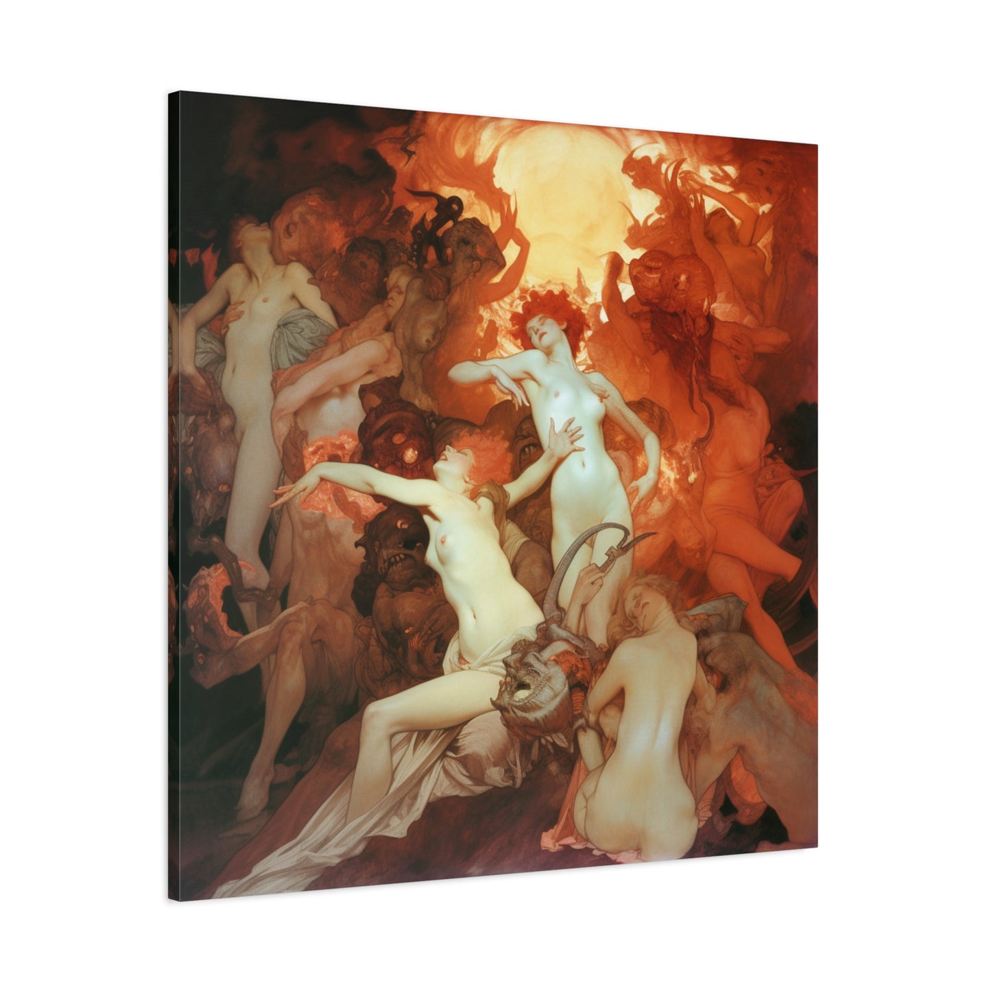 Dance of Shadows Canvas Print