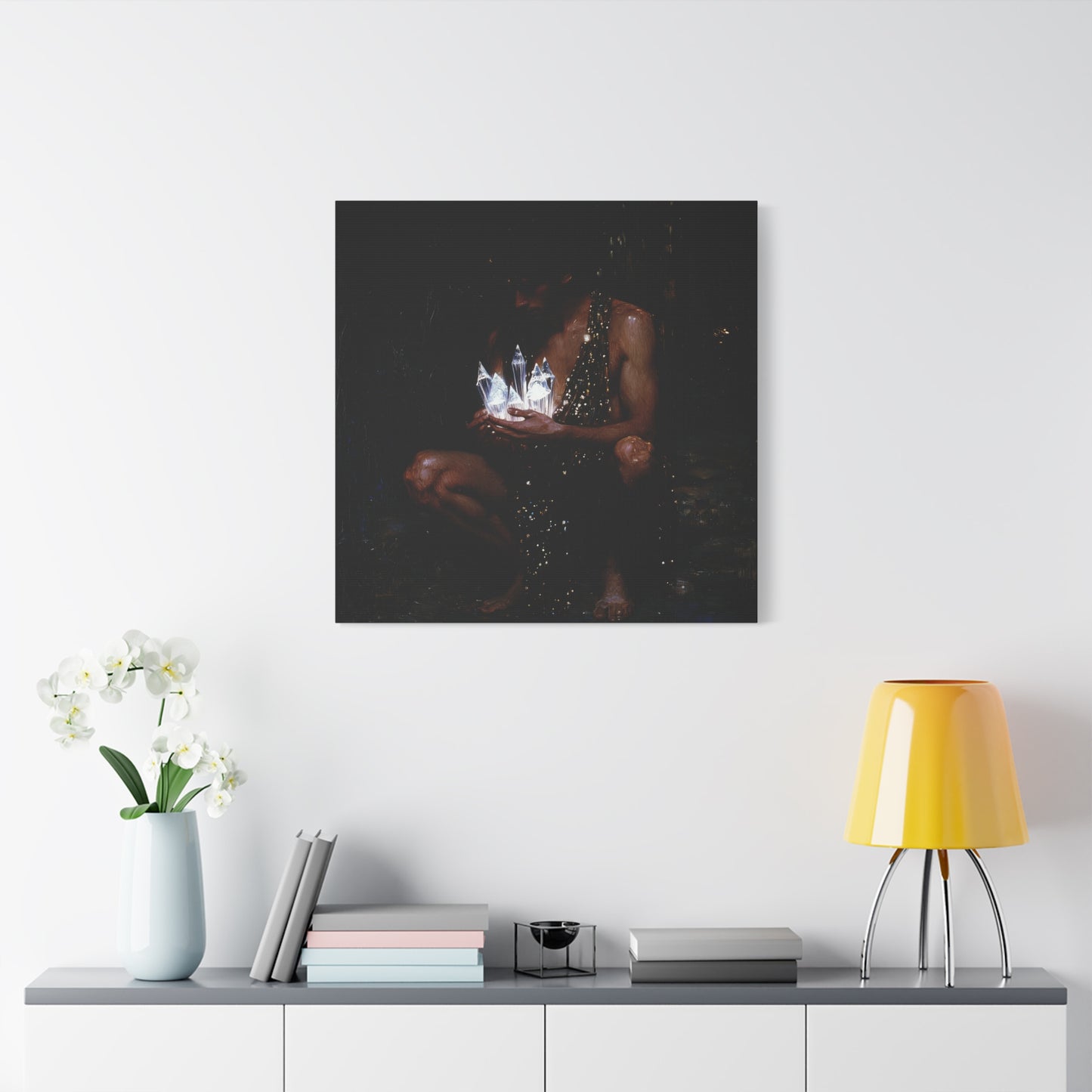 The Crystal Guardian Canvas Print