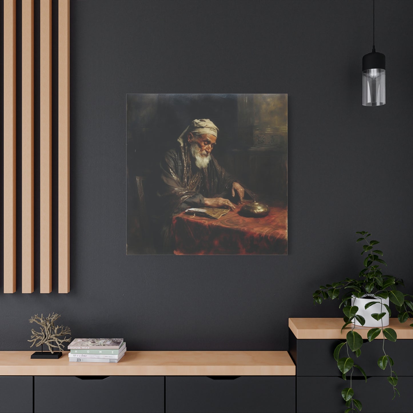 The Elder's Enigma Canvas Print