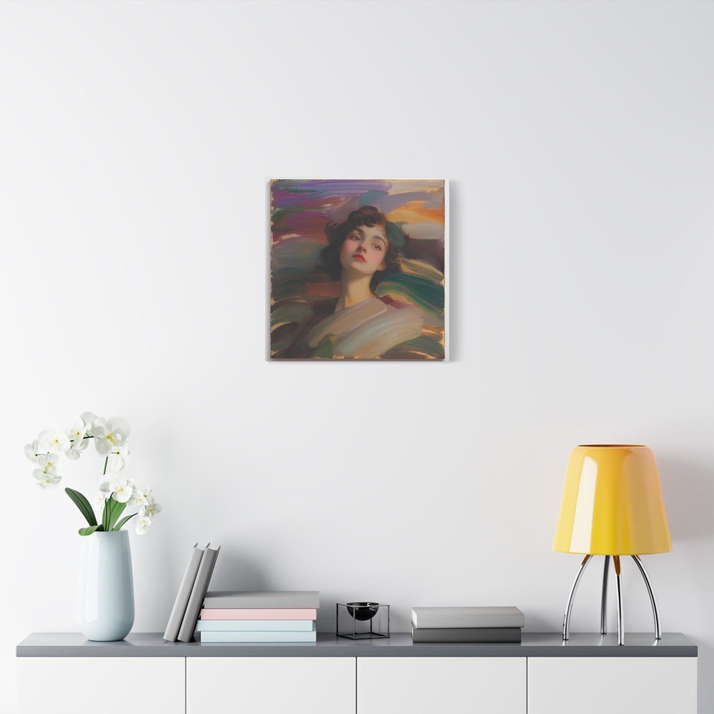 Lady of the Silken Veil Canvas Print