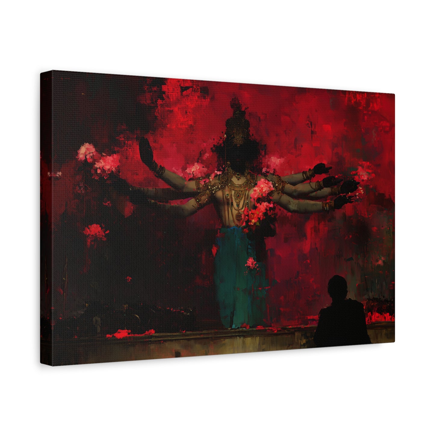 The Scarlet Veil Canvas Print