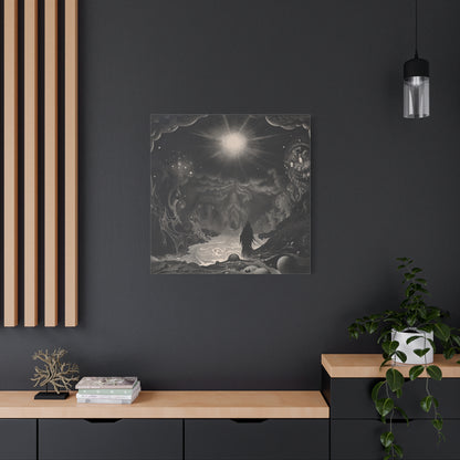 The Cosmic Balance Canvas Print