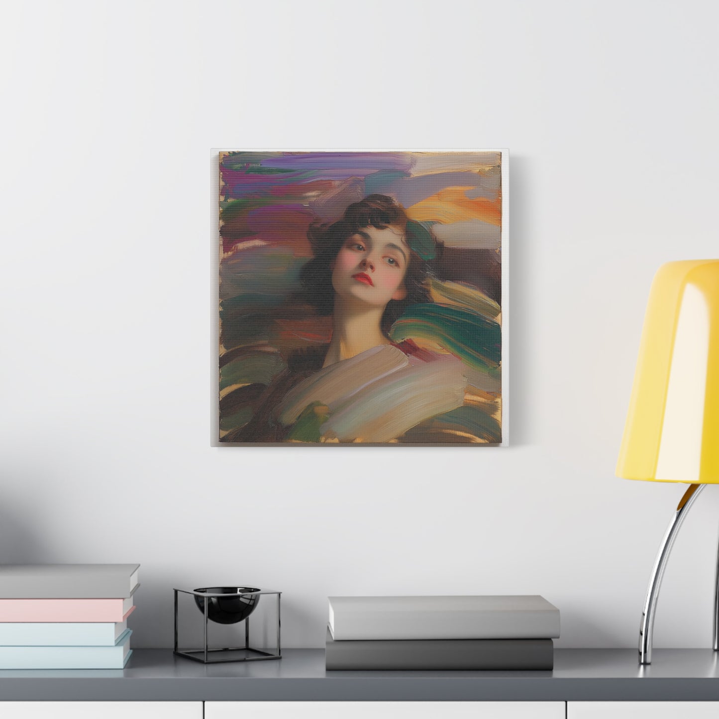 Lady of the Silken Veil Canvas Print