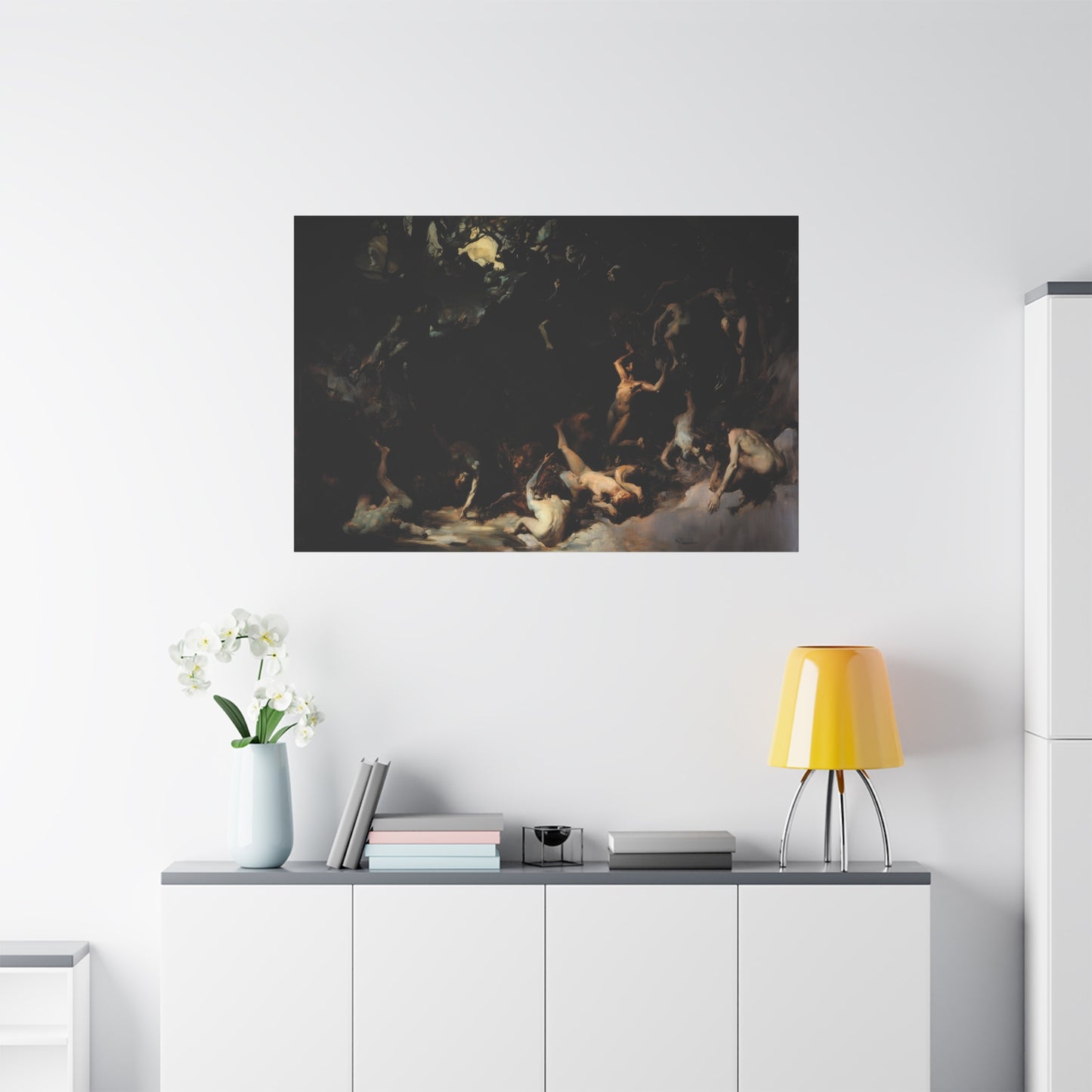 Night's Enigma Canvas Print